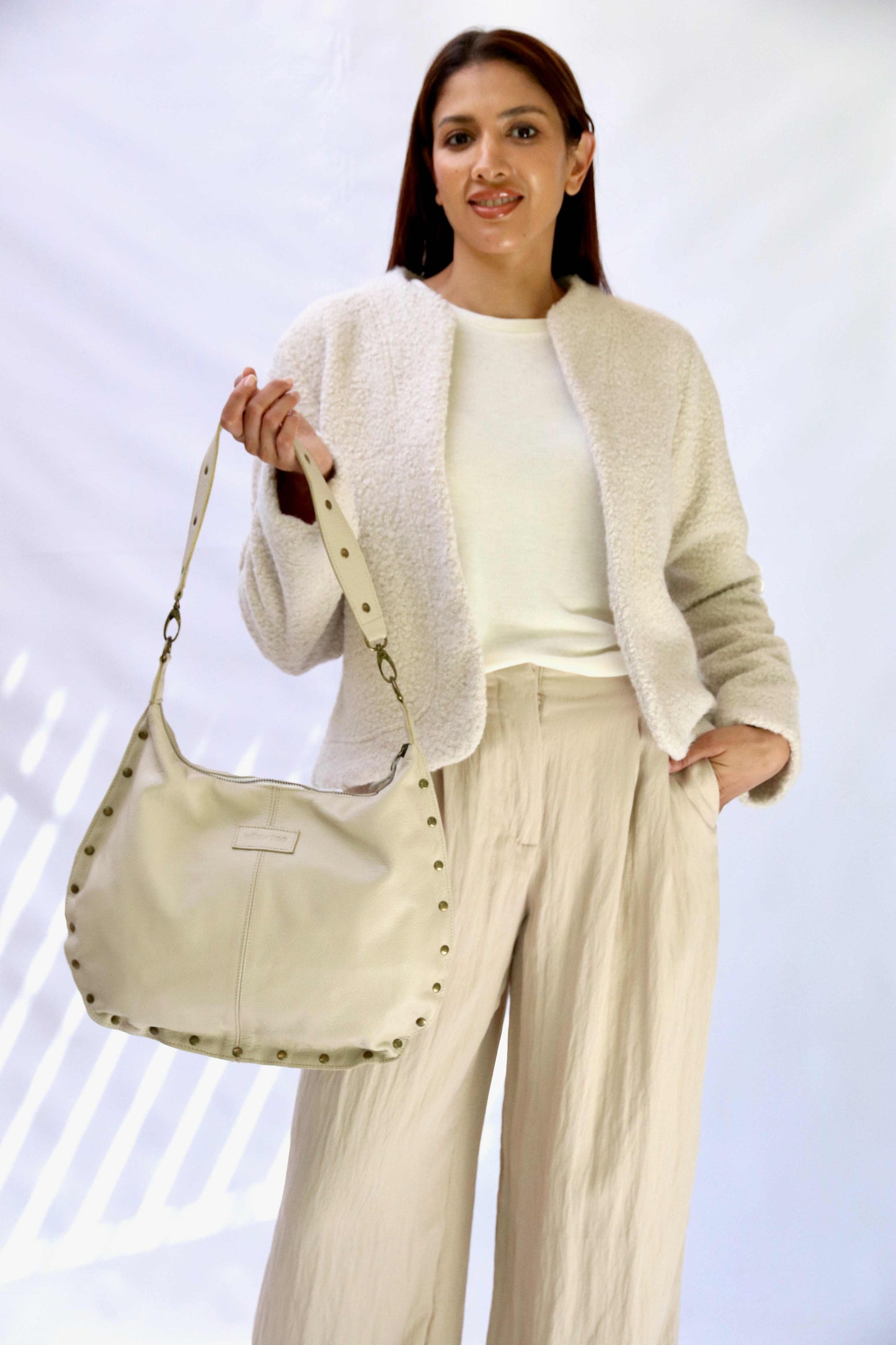 Cream Boucle' Jacket