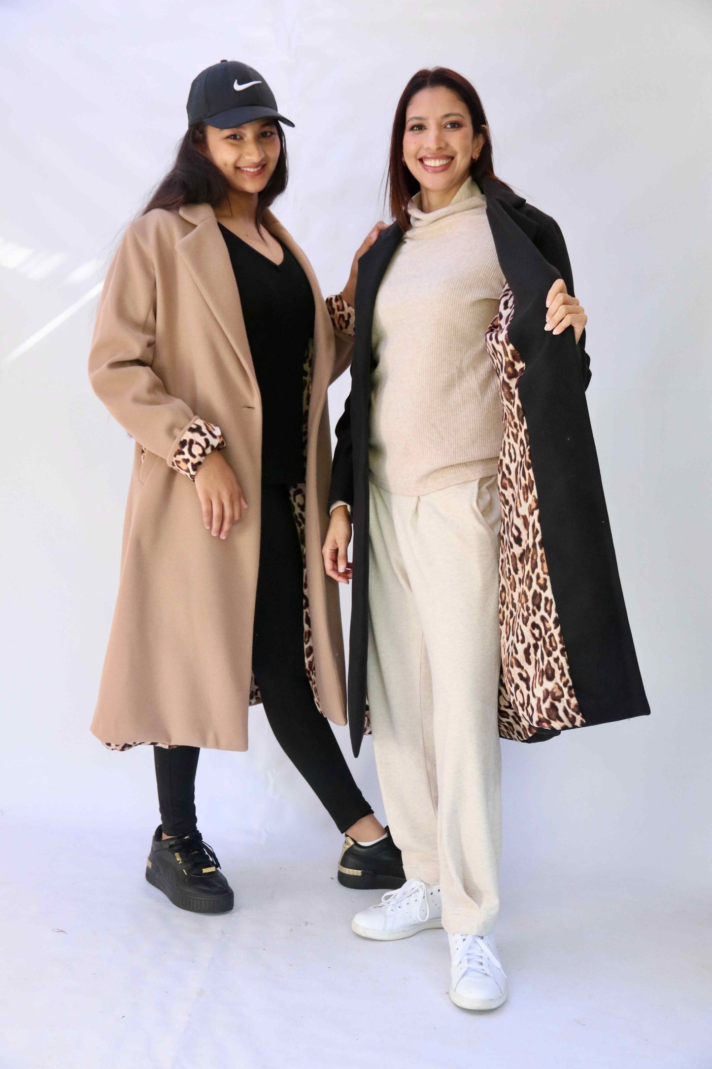 Black Melton Coat