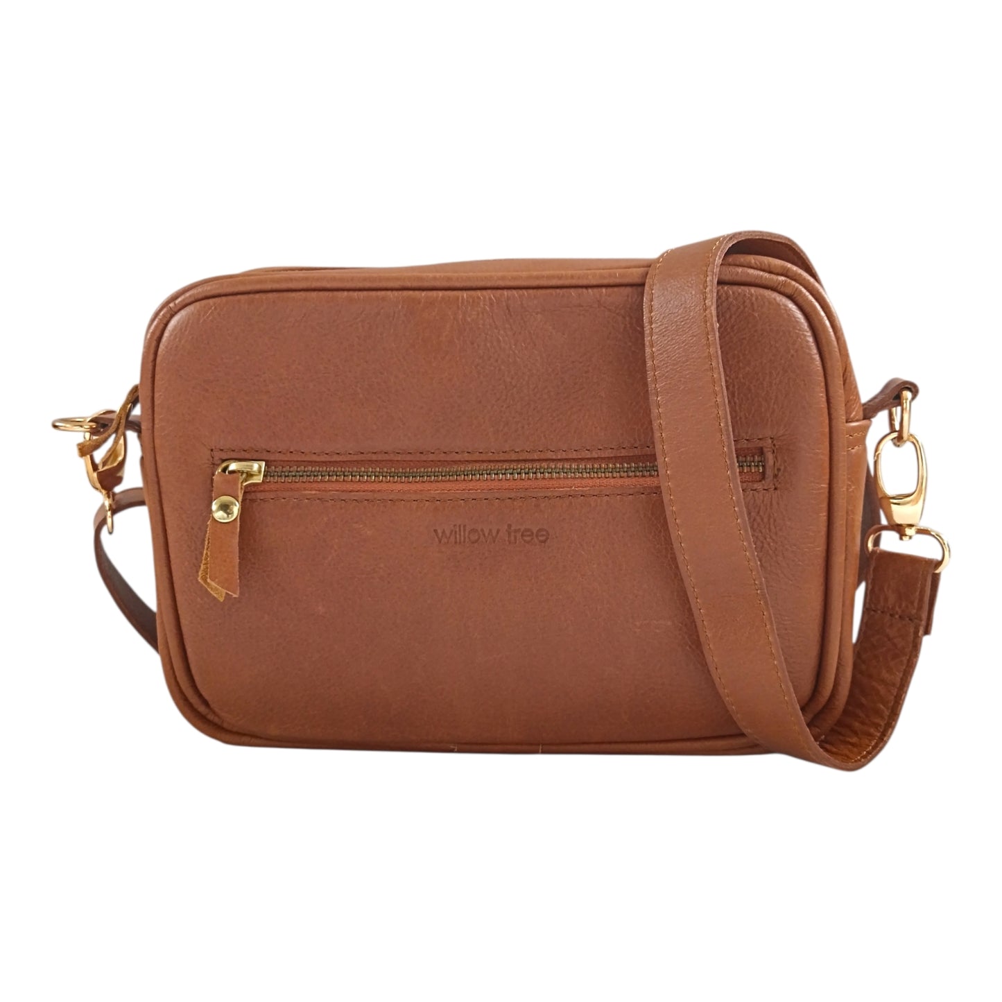 Large Woven Tan Camera Bag