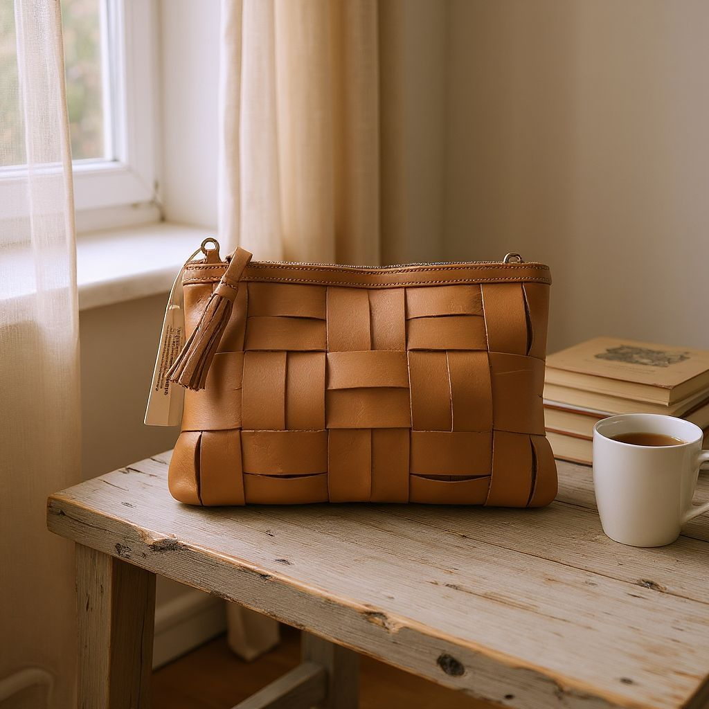 Hazel Woven Sling Bag