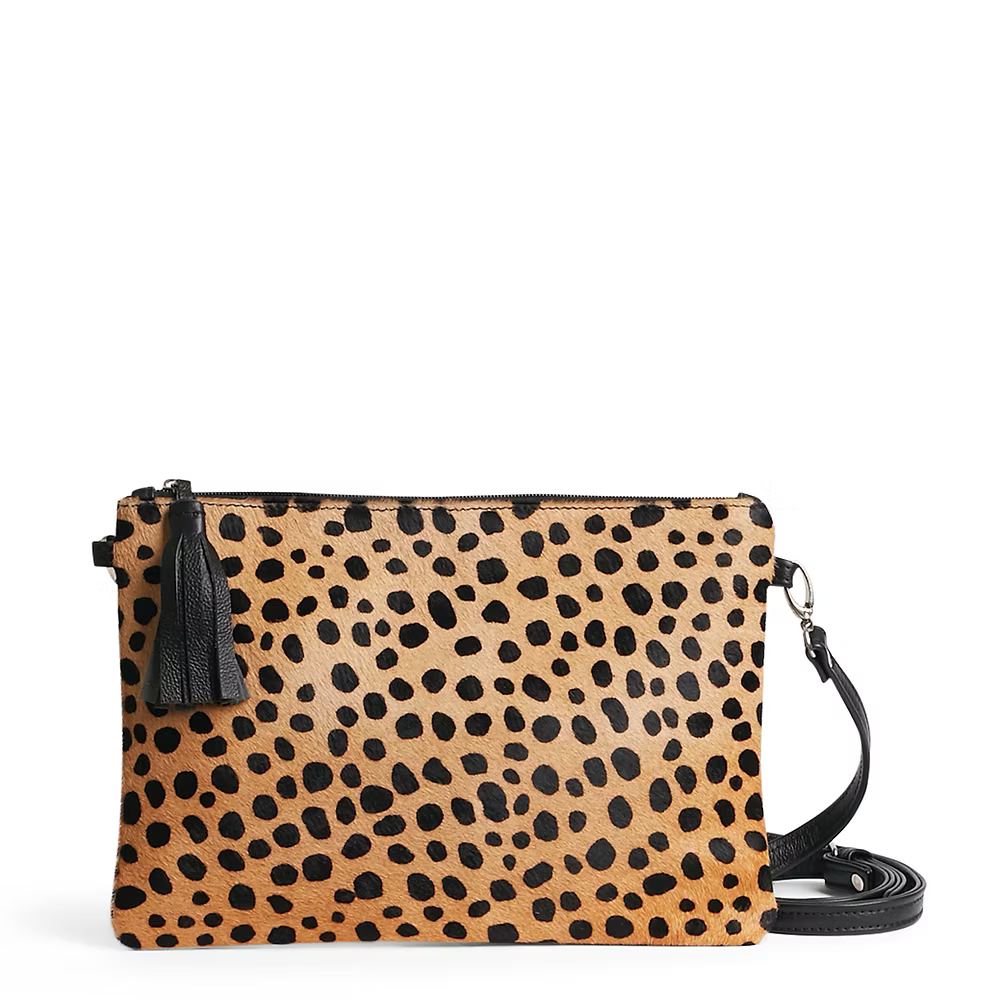 Animal Feminine Sling/Clutch Black