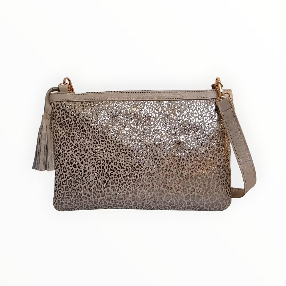 Cream Metallic Animal Sling