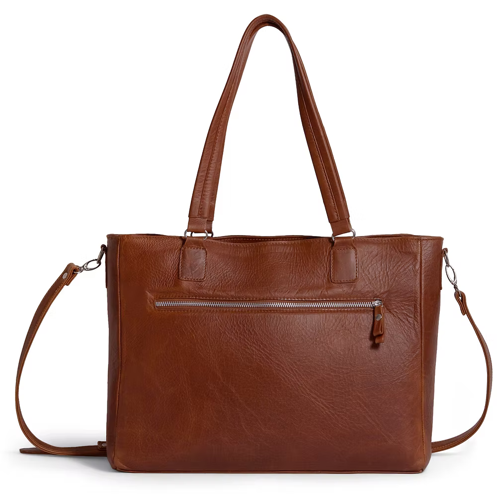 Tan Ladies Laptop Bag