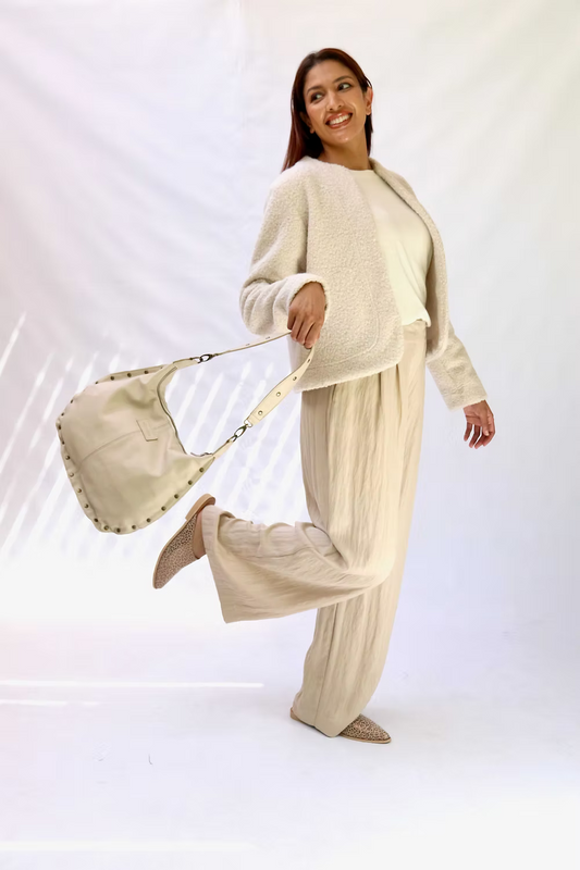 Cream Boucle' Jacket