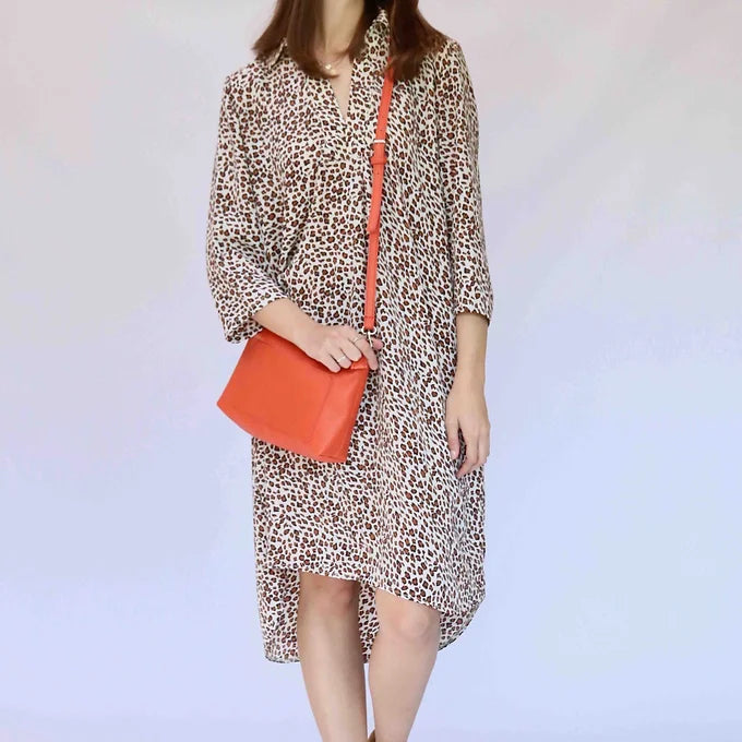 Animal Shirt Dress