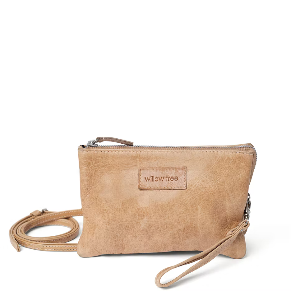 Hazelnut Mini Sling Wallet, Clutch, Sling