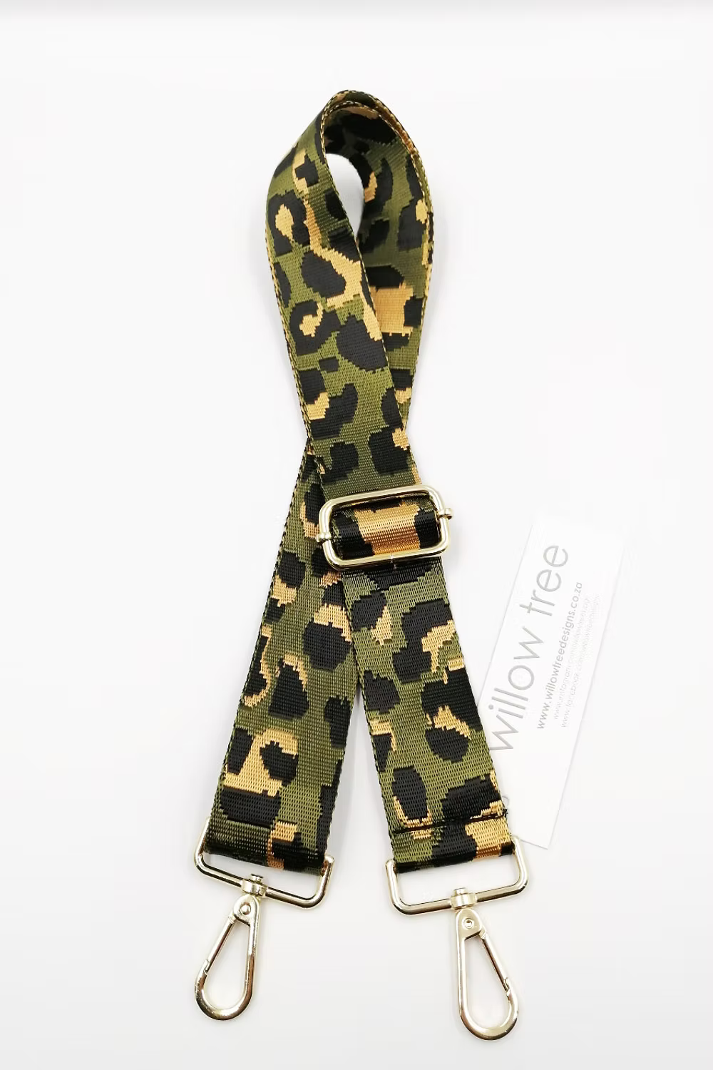 Tan Lunar Bag with Decor Strap