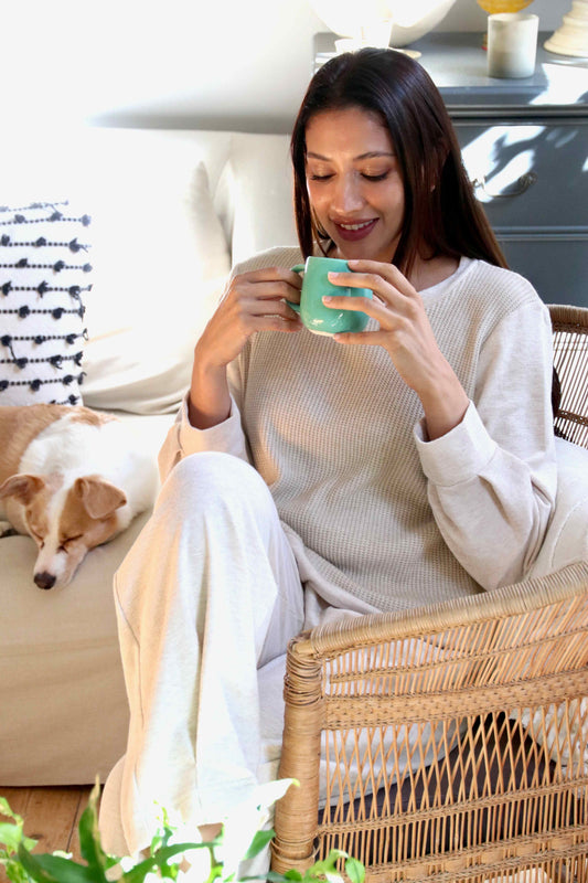 Textured Knit Sweater