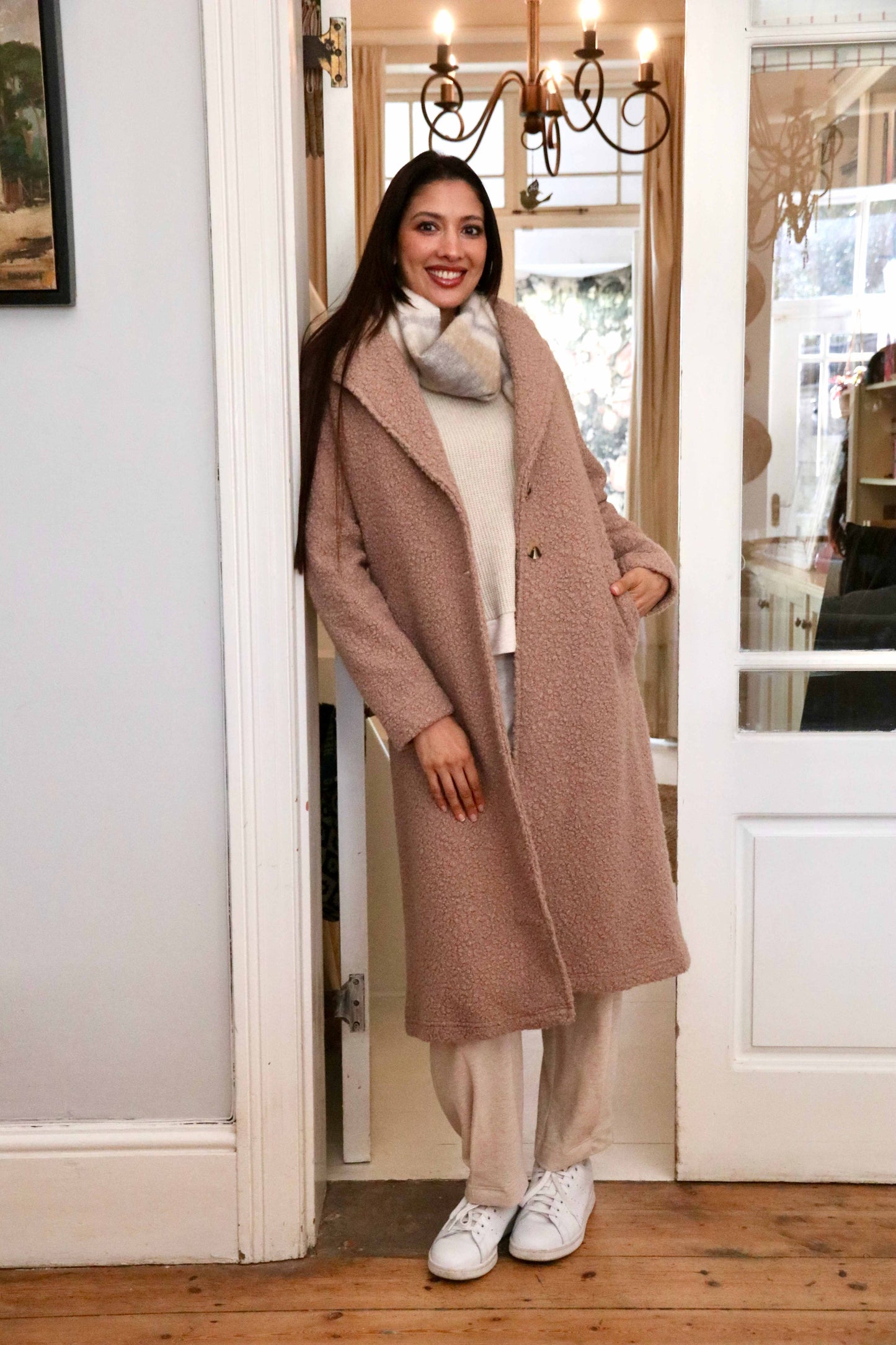 Knit Barrel Pants