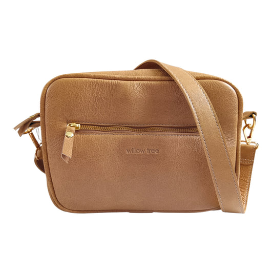 Large Caramel Camera Bag