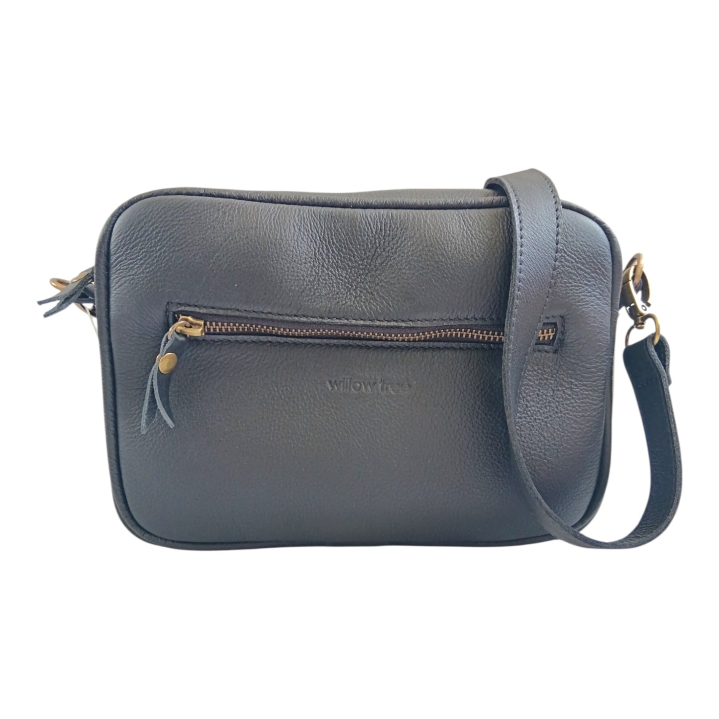 Large Woven Black Camera Bag