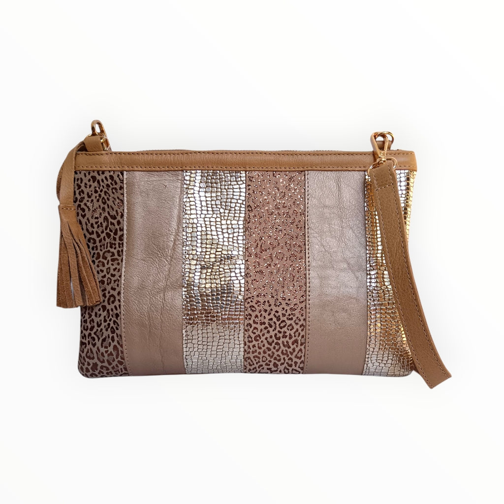 Panelled Metallic Animal Sling