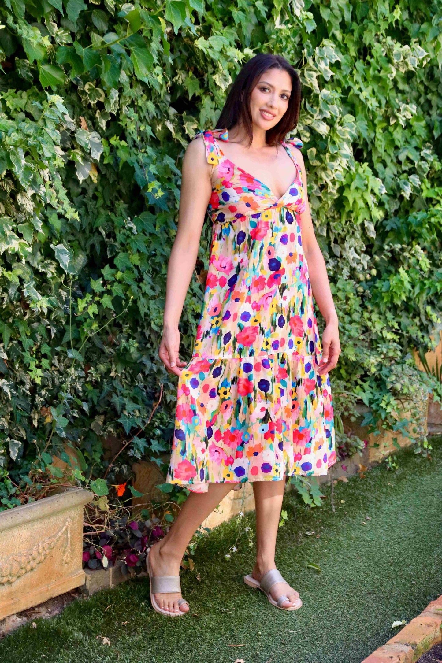 Poppy Viscose Sundress