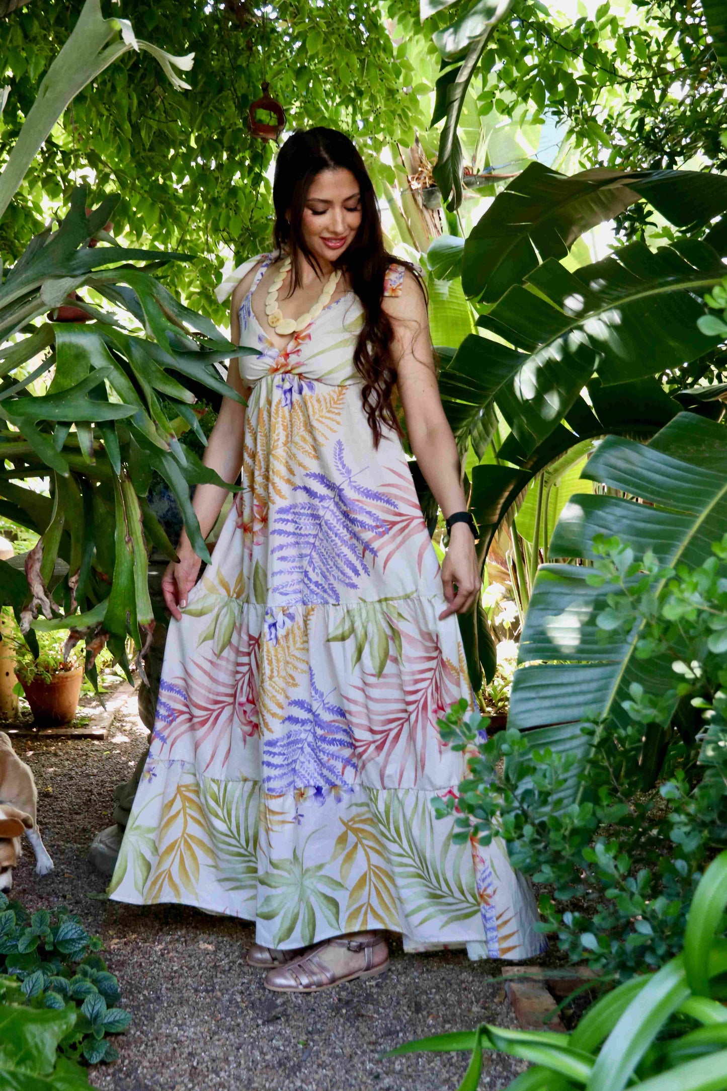 Tropical Cotton Sundress