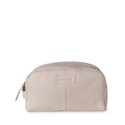 Unisex Cream Toiletry Bag