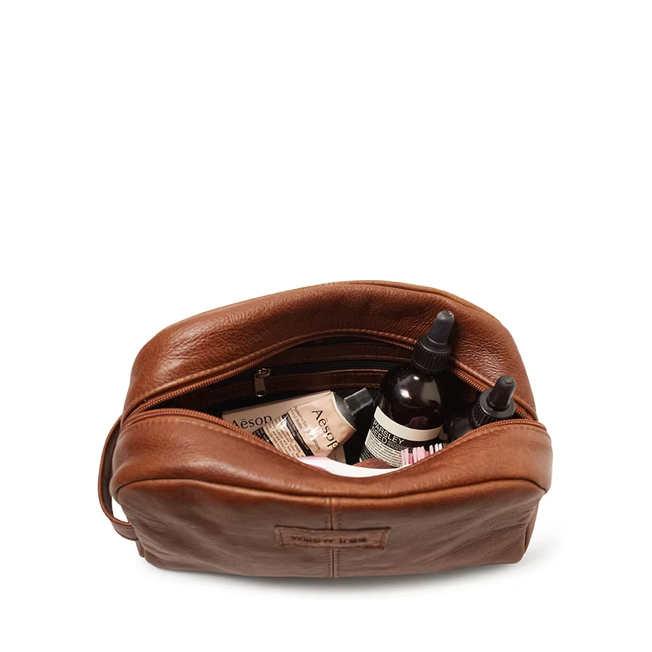 Unisex Pecan Toiletry Bag