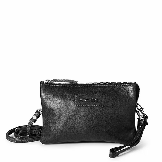 Black Mini Sling Wallet and Clutch Bag