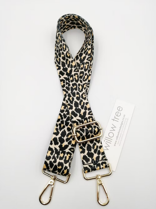 Leopard Print Bag Strap