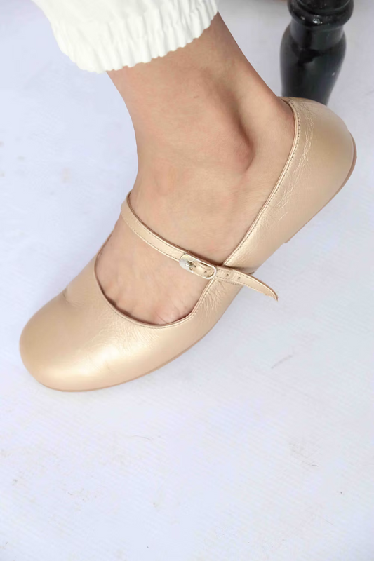 Ballet Pumps - Gold
