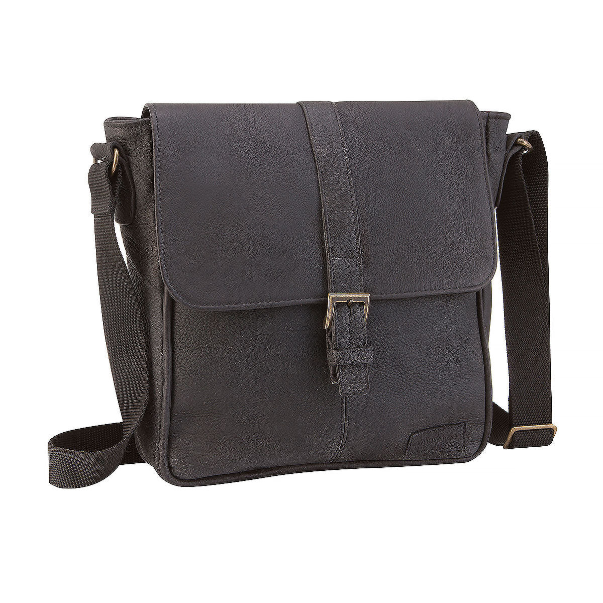 Men's Black Messenger Bag