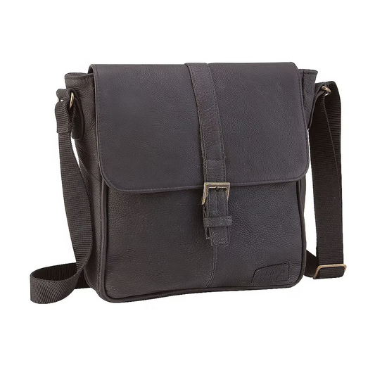 Men's Black Messenger