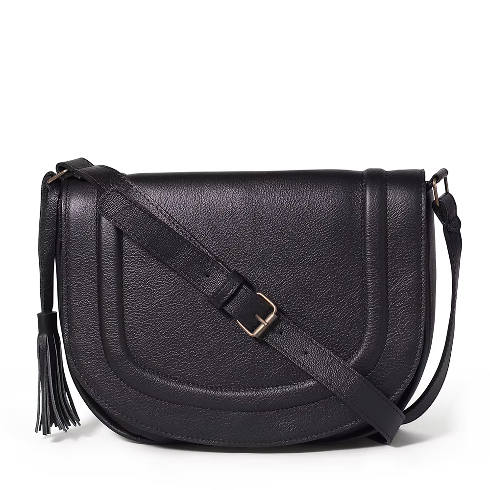 Black Saddle Bag