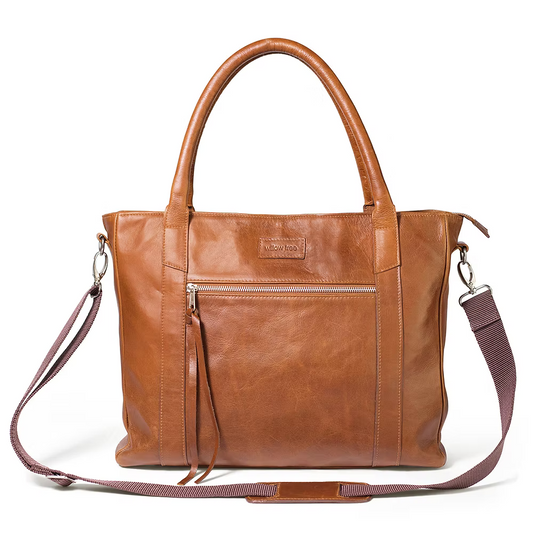 Large Tan Deluxe Tote