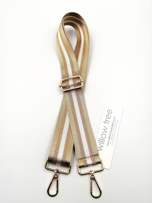 Metallic Rose Bag Strap