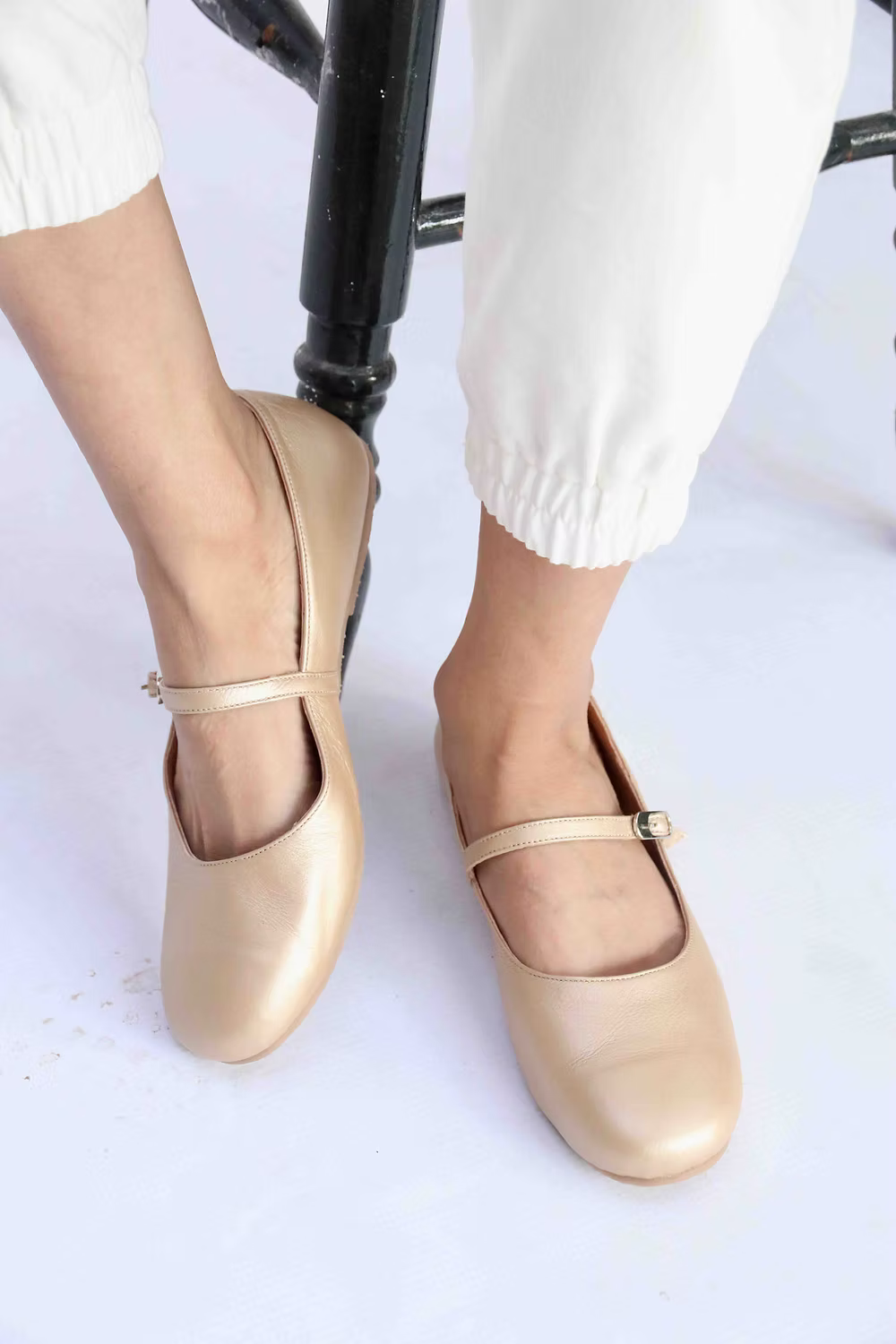 Ballet Pumps - Gold